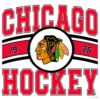 Vintage 1926 Chicago Blackhawks Hockey Logo SVG