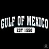 Vintage Gulf of Mexico Est 1550 AntiTrump SVG Design