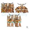 Vintage Mama Western Floral PNG Design