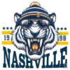 Vintage Nashville Predators Mascot PNG for Hockey Fans Since 1998