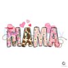 Vintage Western Pink Cowboy Mama PNG Design