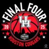 2025 Final Four Houston Cougars SVG for Mens Basketball Fans