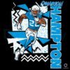Retro 90s Omarion Hampton Los Angeles Chargers PNG Design