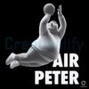 Air Peter Hilarious Family Guy PNG Featuring Peter Griffin