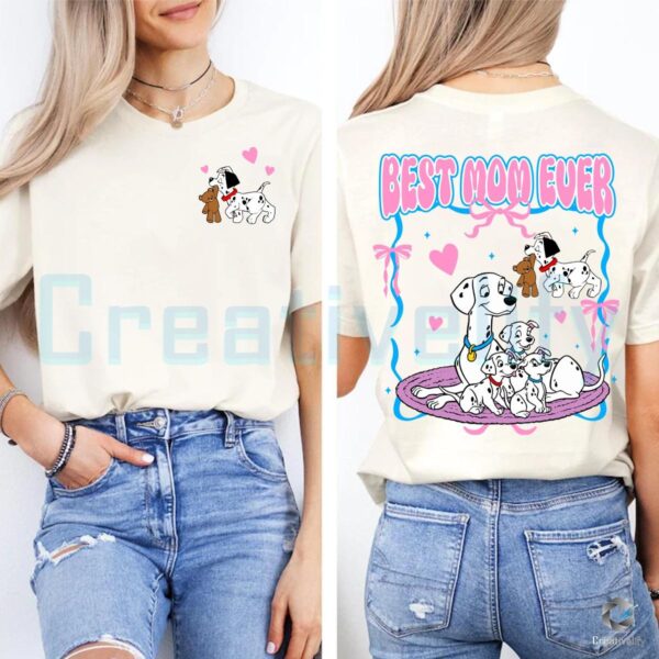 Best Mom Ever Coquette 101 Dalmatians PNG
