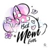 Best Mom Ever Watercolor Minnie Mouse Disney PNG