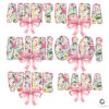 Charming Floral Mama Mini Matching Doodles PNG