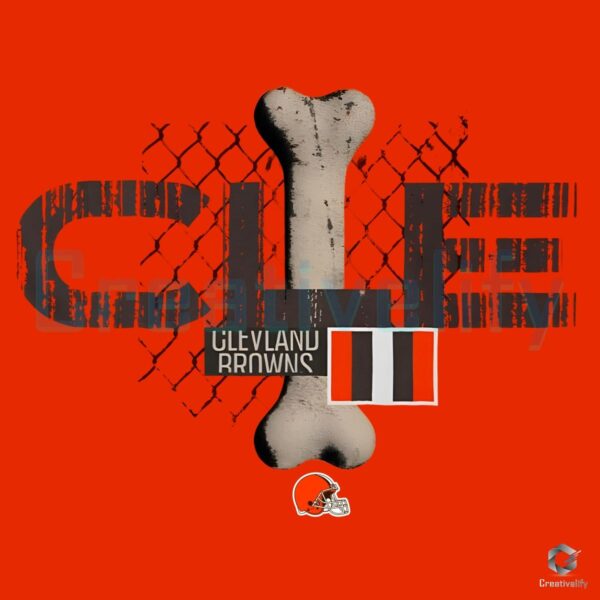 Cleveland Browns 2025 NFL Draft Cluster PNG Design