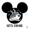 Cruise in Style with Mickey Mouse Head SVG