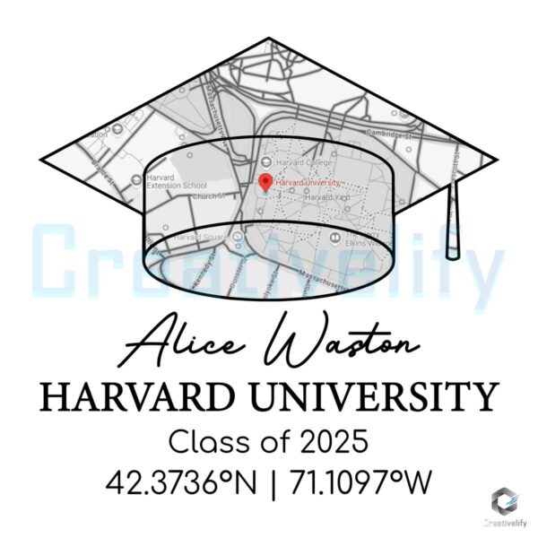 Custom Campus Map Graduation PNG Class of 2025 Personalized Gift