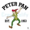 Disney Cartoon Peter Pan Est 1953 PNG