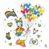 Disney Daisy Duck LGBT Pride Balloon SVG