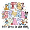 Disney Friends Star Day Vibes No Stress PNG