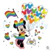 Disney Minnie Mouse LGBT Pride Balloon SVG