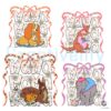 Disney Mom Coquette Bow Characters Bundle PNG Format