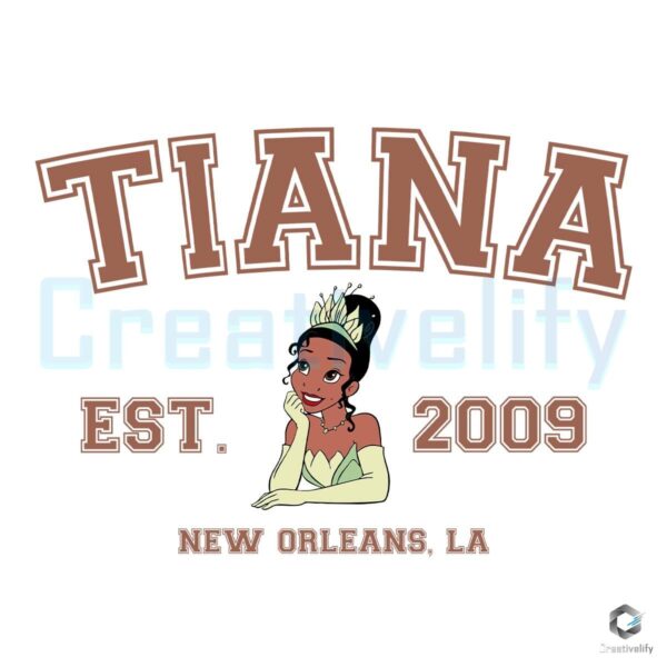 Disney Princess Tiana Est 2009 PNG