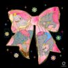 Dumbo Mrs Jumbo Coquette Bow Glitter PNG Design