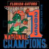 Florida Gators 2025 Champs PNG Basketball Mascot Victory