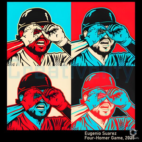 Eugenio Suarez Hits 4 Homers vs Diamondbacks PNG Download