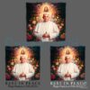 Farewell Pope Francis 19362025 Elegant Floral Catholic Tribute PNG