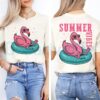 Flamingo Summer Vibes Beach Party PNG Design