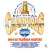 Florida Gators 202425 Champs Basketball PNG Download