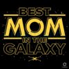 Galaxys Best Mom Star Wars Mothers Day SVG Design