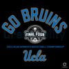 Go Bruins Final Four UCLA 2525 NCAA Womens Basketball SVG Design