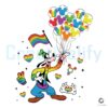 Goofy Dog LGBT Pride Balloon Disney SVG