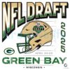 Green Bay 47 Helmet PNG NFL Draft 2025 Design