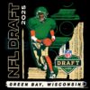 Green Bay NFL Draft 2025 Player Graphic PNG