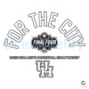 Houston Cougars Final Four SVG For the City Basketball Pride