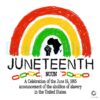 Juneteenth Rainbow Broken Chains HandDrawn PNG