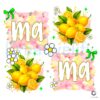 Lemon Mama Floral Summer Vibes PNG for Cool Moms