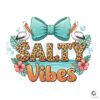 Leopard Salty Vibes Tropical Summer PNG