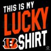 Lucky Cincinnati Bengals Football SVG My Game Day Charm