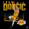 Luka Doncic Shatters Lakers Epic PNG Design