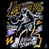 Magic Johnson Lakers Glory Chalked Up PNG Design