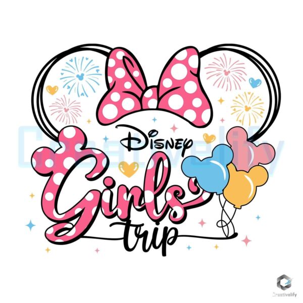 Magical Minnie Mouse Girls Trip SVG Design