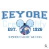 Mickey Eeyore EST 1926 Hundred Acre Woods Svg