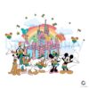 Mickey Friends Rainbow Kingdom LGBT Pride SVG