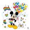 Mickey Mouse LGBT Pride Balloon Disney SVG