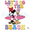 Minnie Daisy SVG Lets Go to the Beach