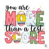 More Than a Test Score Coquette PNG Show Your True Worth
