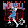 Norman Powell Clippers Shattered Signature PNG Artwork