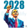 Obama 2028 PNG Barack Obama for President Design