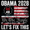 Obama 2028 SVG We The People Lets Fix This Together