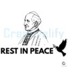 Peaceful Tribute Pope Francis Dove Symbol PNG