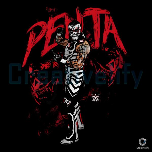 Penta Grunge Wrestling Pose PNG Download