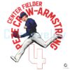 Pete CrowArmstrong Cubs PNG Star Center Fielder Design